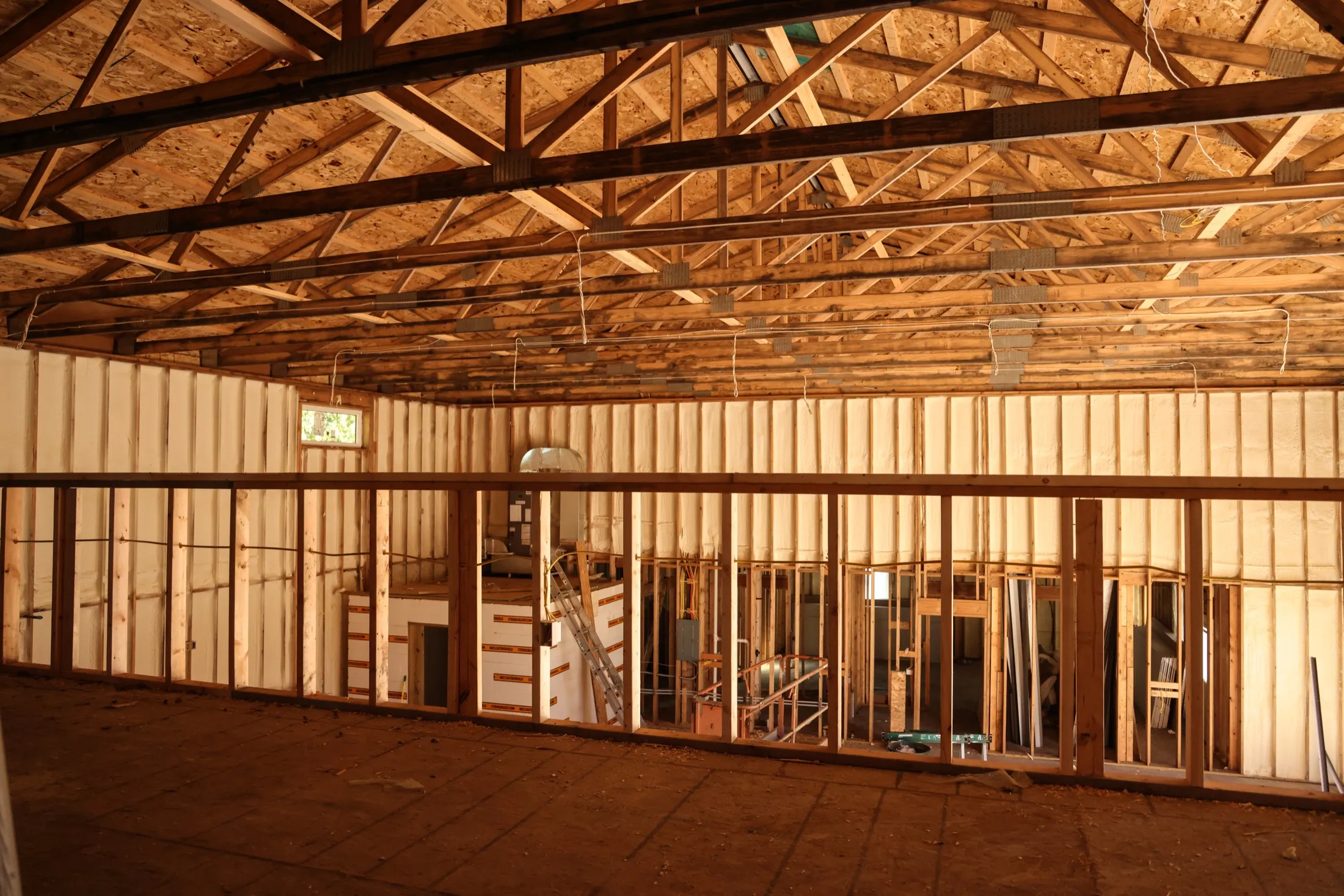 Attic Insulation, Attic & Roof Deck